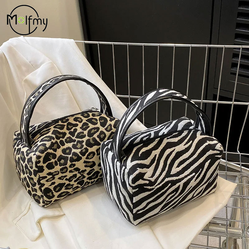 Luxury Skin Care - Leoparden-Make-up-Tasche, luxuriös, großes Fassungsvermögen, für die